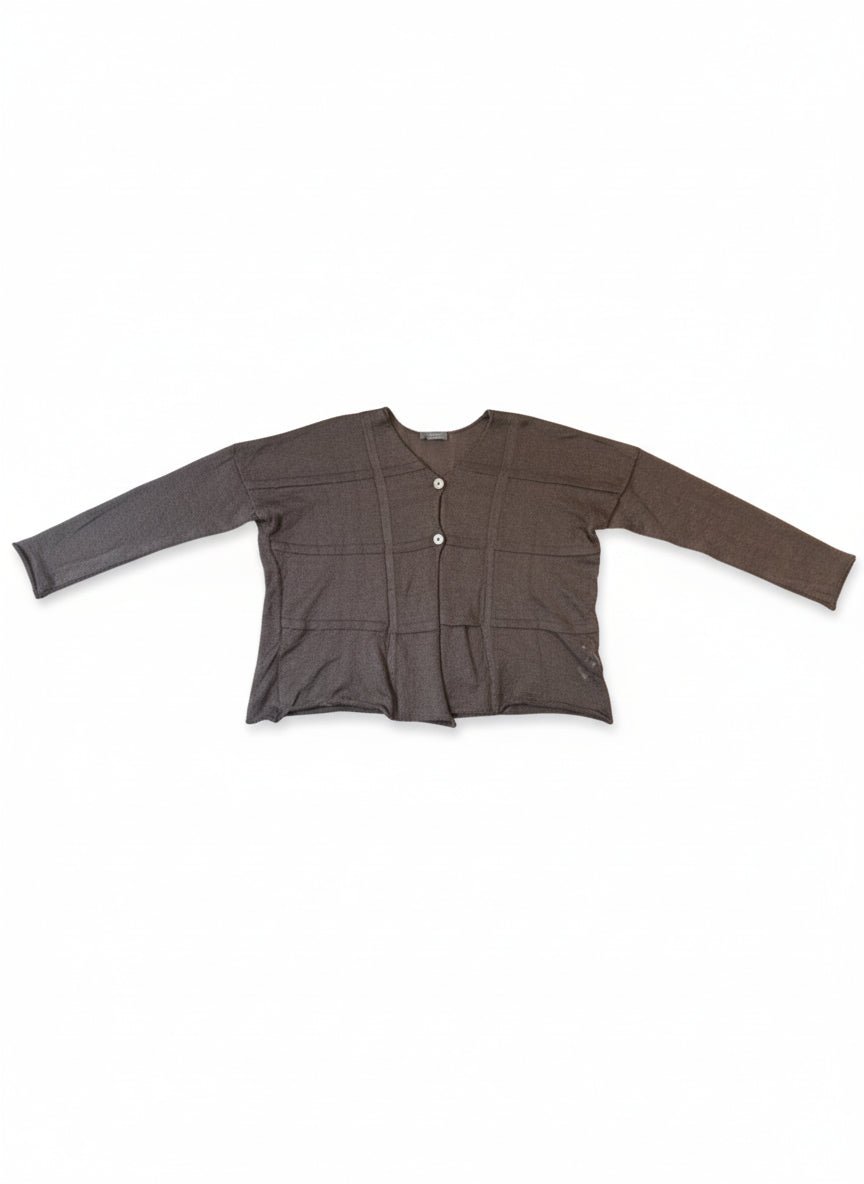 NeiramiNeirami Boxy Cardigan CortecciaTopsCorteccia - Blue Water Clothing