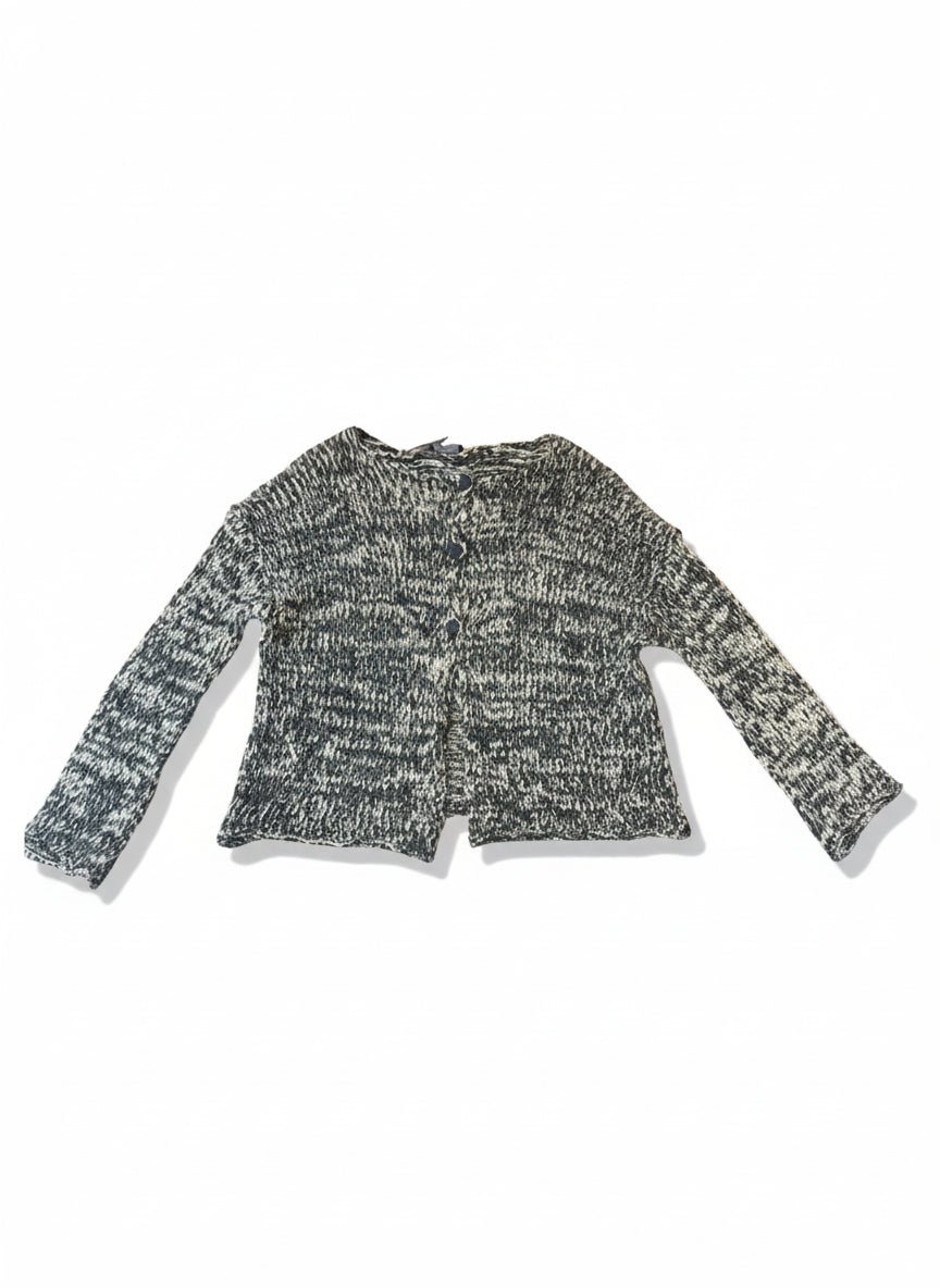 NeiramiNeirami Boxy Cardigan SabbiaTopsSabbia/Green - Blue Water Clothing