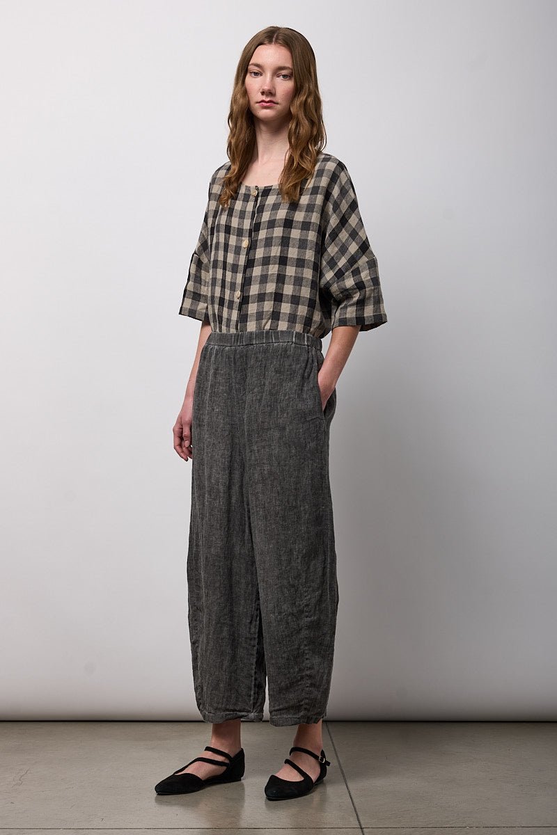 NeiramiNeirami Trousers With Pleats CacaoBottomsCacao - Blue Water Clothing