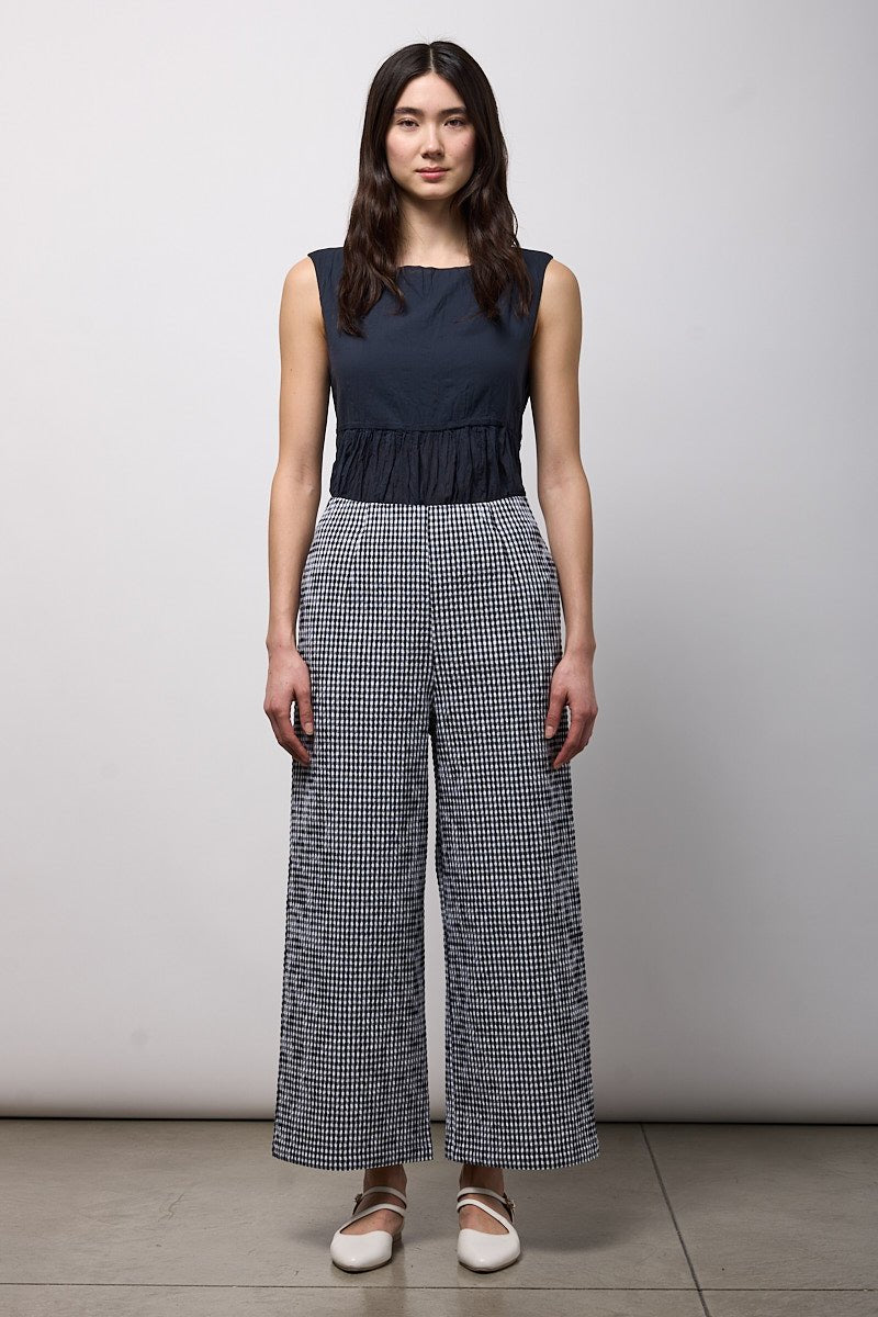 NeiramiNeirami Wide Trouser BluBottomsBlu - Blue Water Clothing