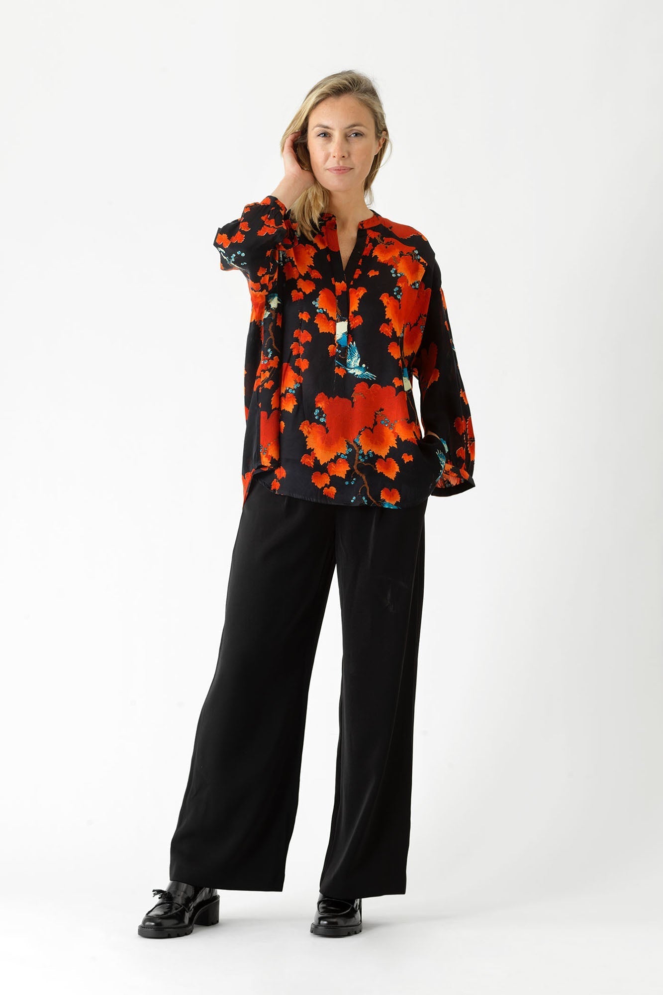 One Hundred StarsOne Hundred Stars Darcy ShirtClothingAcer black - Blue Water Clothing