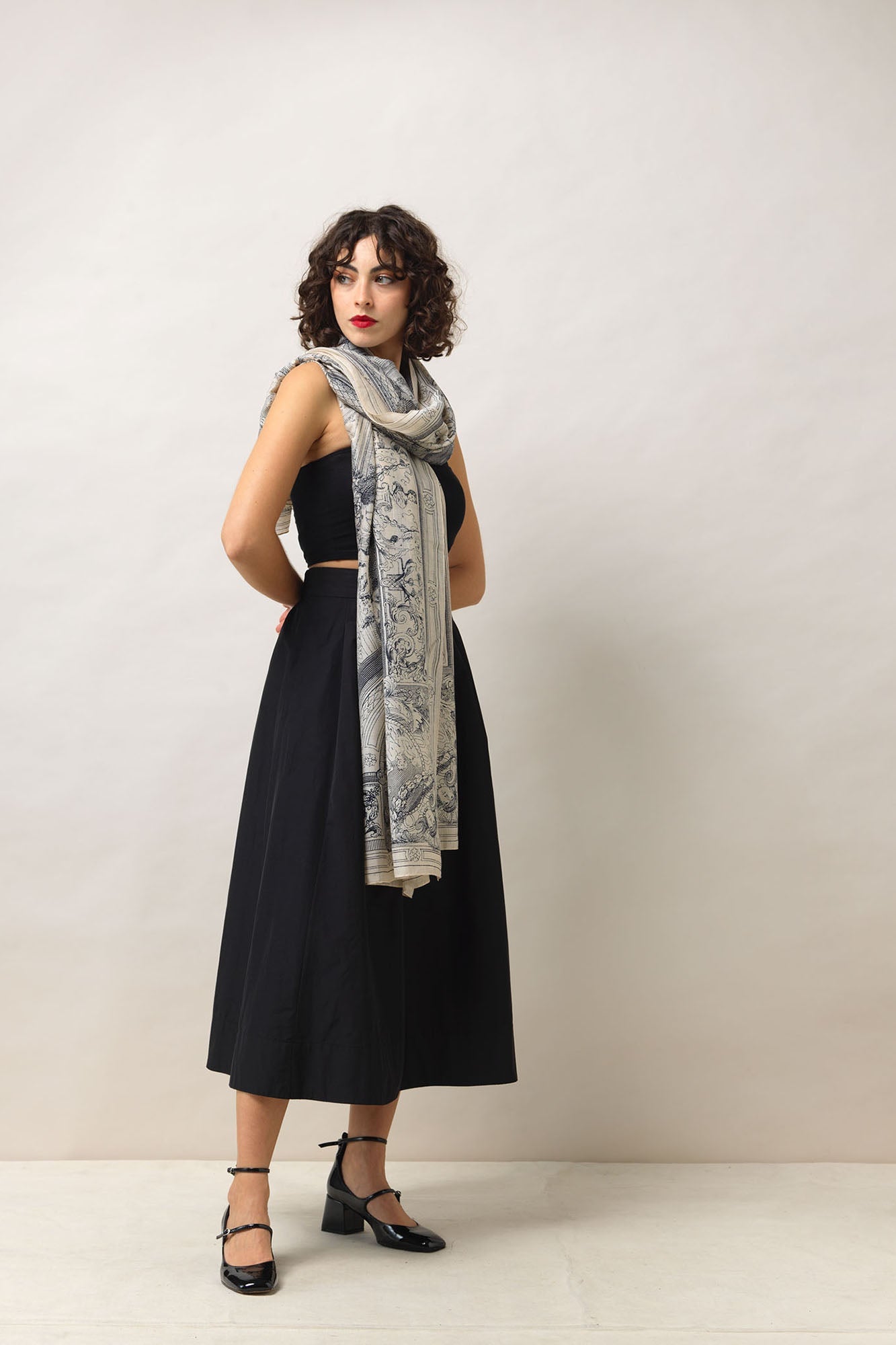 One Hundred StarsOne Hundred Stars Printed ScarfScarves - Blue Water Clothing