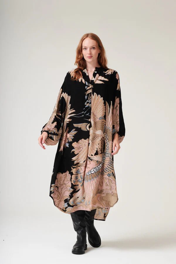 One Hundred StarsOne Hundred Stars Crane Black Darcy DressDresses - Blue Water Clothing