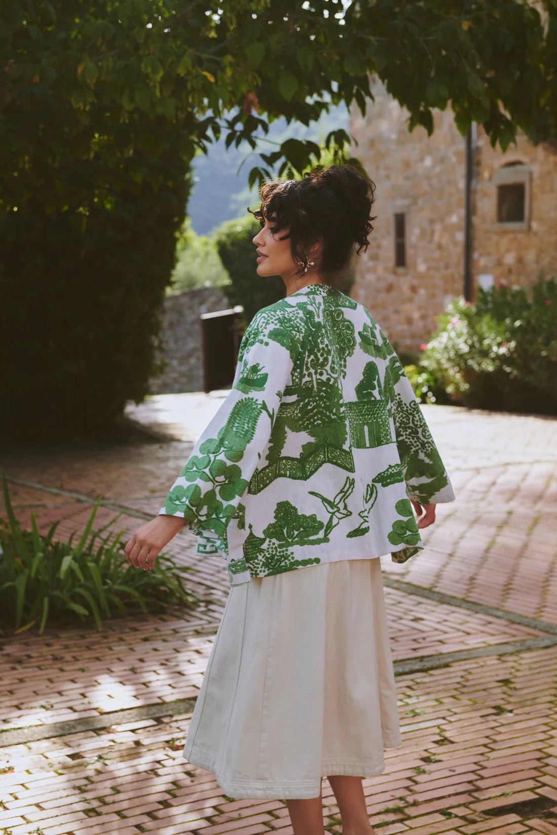 One Hundred StarsOne Hundred Stars Giant Willow Green Summer JacketCoats & Jackets - Blue Water Clothing
