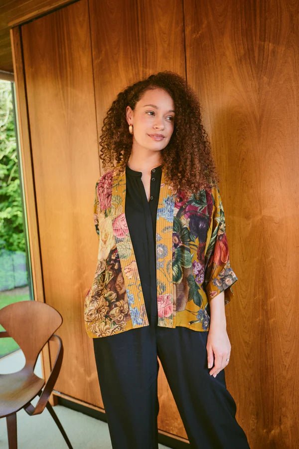 One Hundred StarsOne Hundred Stars Primula Gold KimonoTops - Blue Water Clothing