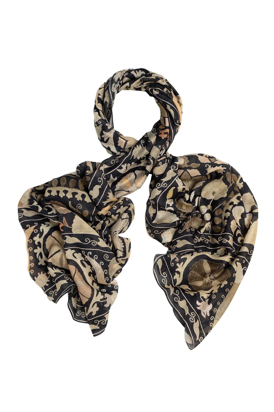 One Hundred StarsOne Hundred Stars Scarf Susani CharcoalAccessories - Blue Water Clothing