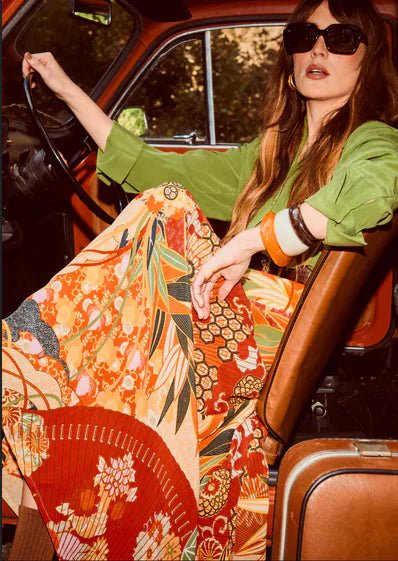 One Hundred StarsOne Hundred Stars Skirt Fans ScarletBottoms - Blue Water Clothing