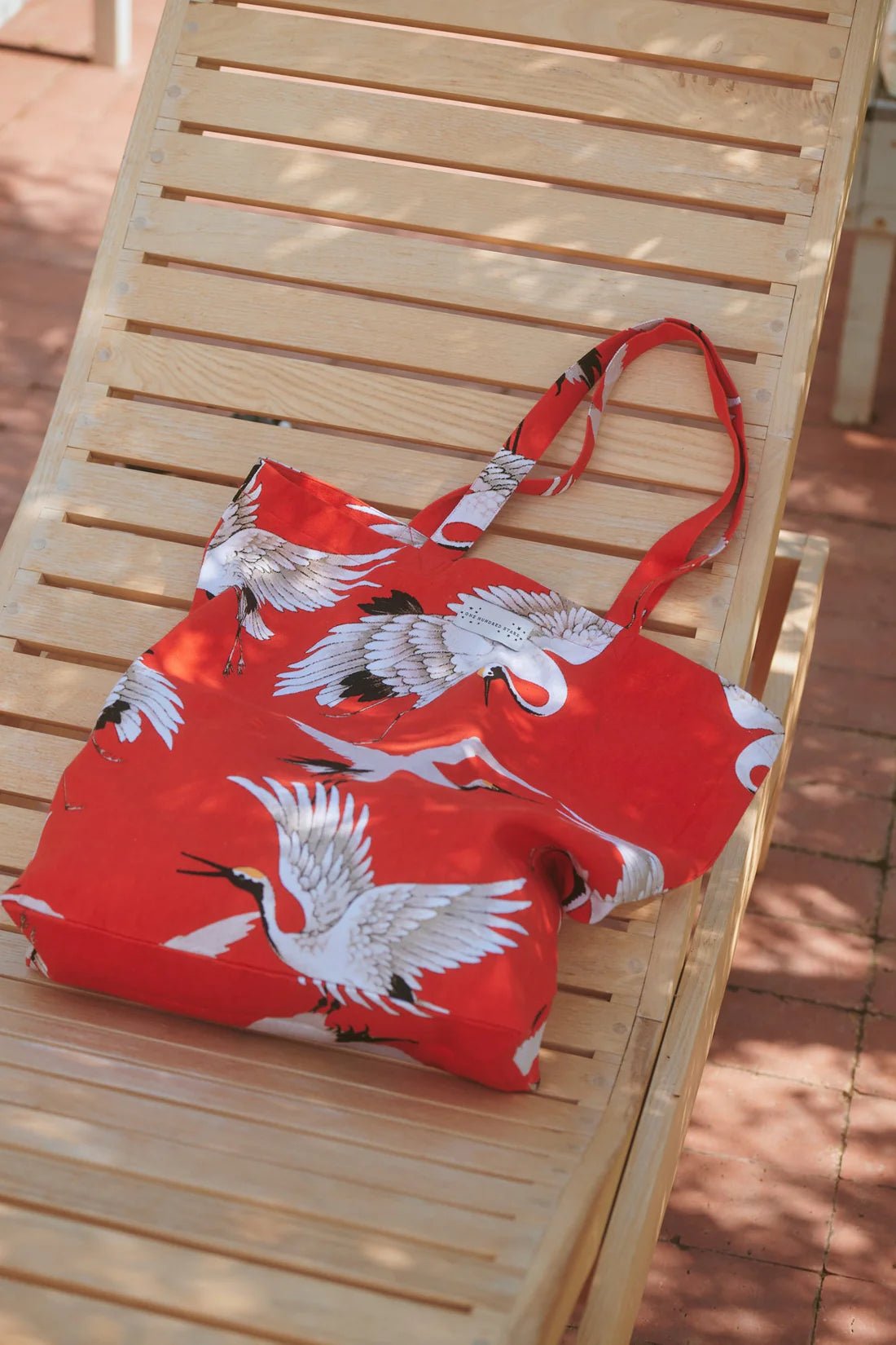 One Hundred StarsOne Hundred Stars Stork Scarlet Canvas BagAccessories - Blue Water Clothing