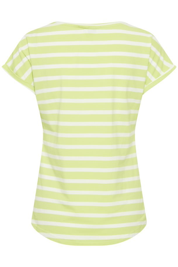 b.youngPamila Stripe T-ShirtT-ShirtsSharp green Mix - Blue Water Clothing