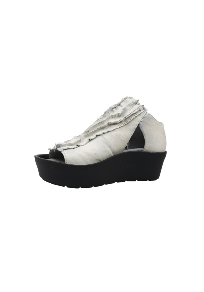 PapuceiPapuccei Pippin Wedge SandalSandalsWhite - Blue Water Clothing