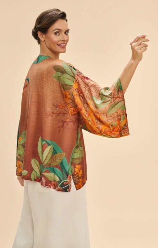 Powder Botany Bliss Kimono Jacket - Blue Water Clothing