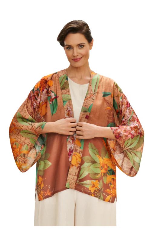 Powder Botany Bliss Kimono Jacket - Blue Water Clothing