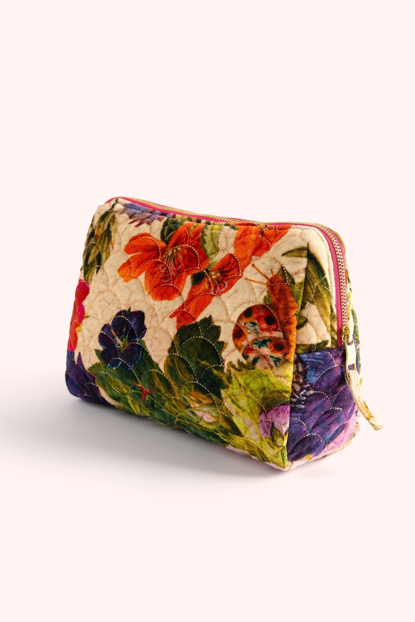 PowderPowder Quilted Washbag Cream PosyAccessories - Blue Water Clothing