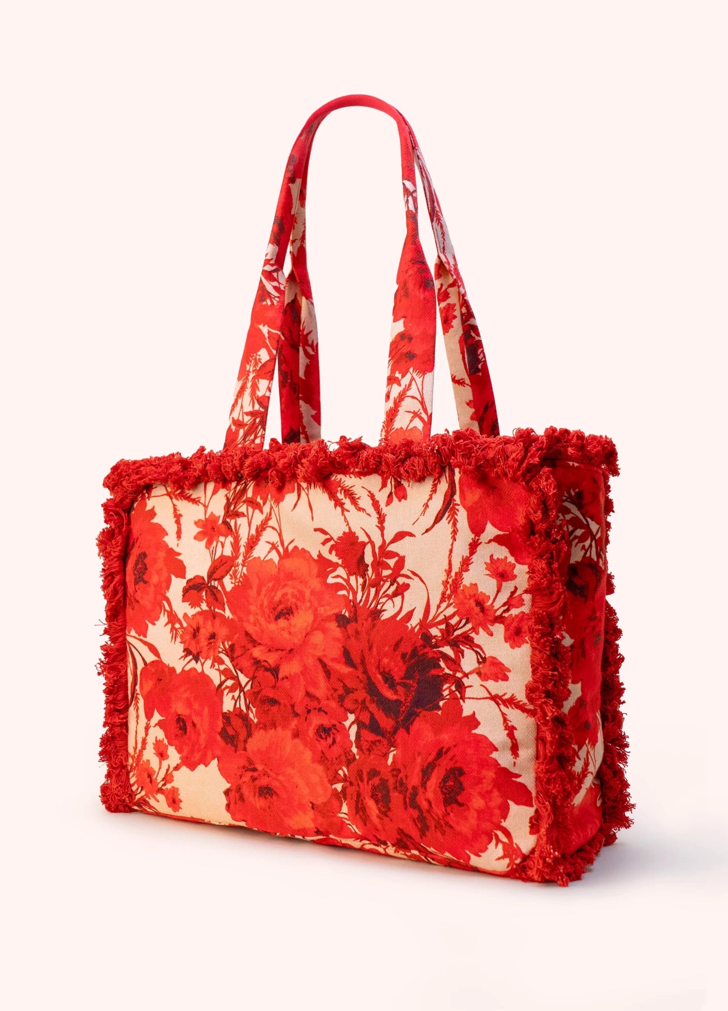 PowderPowder Rogue Blooms Fringe Box Tote BagBags - Blue Water Clothing