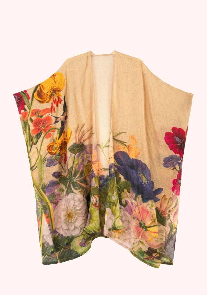 PowderPowder Wool Wrap Around Autumn Cream PosyAccessories - Blue Water Clothing