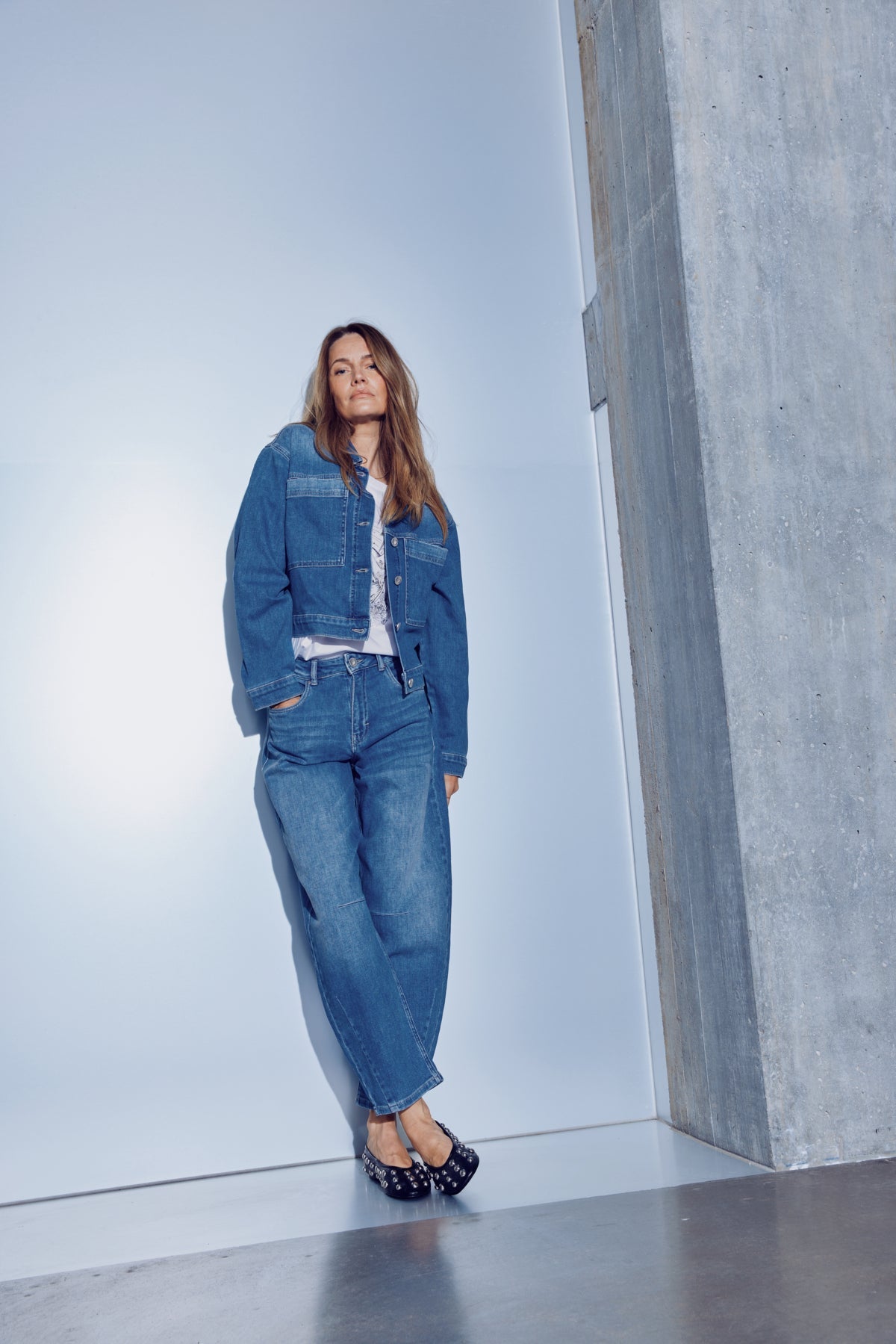 Pulz JeansPulz Jeans PZANNI JacketCoats & JacketsMedium Blue Denim - Blue Water Clothing