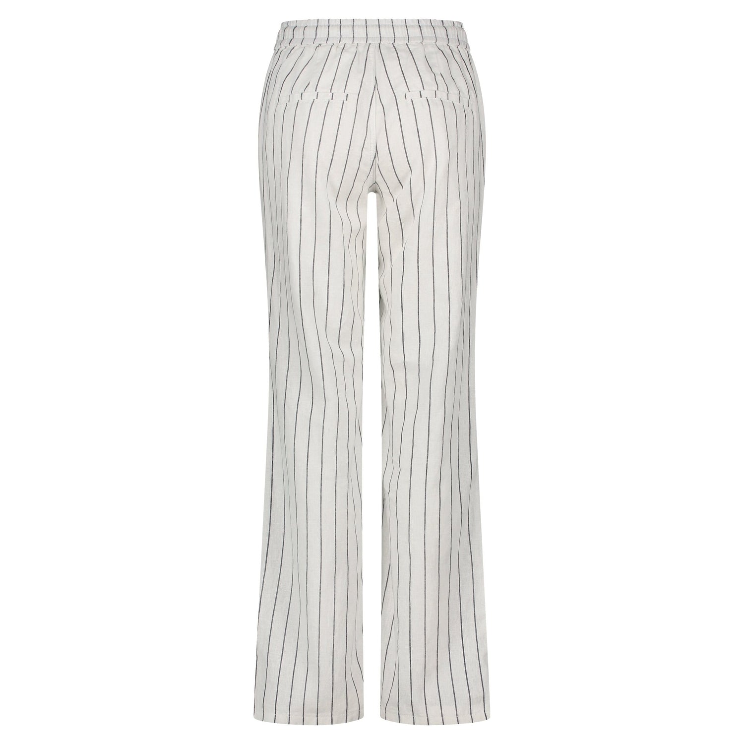 Red ButtonRed Button Colette Cotton Linen Stripe TrouserClothingNavy - Blue Water Clothing