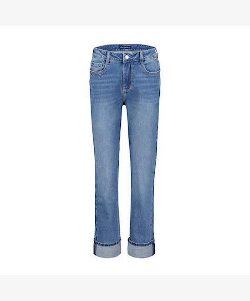 Red ButtonRed Button Kim Straight Leg Jeans With Turn UpClothingMidstone - Blue Water Clothing