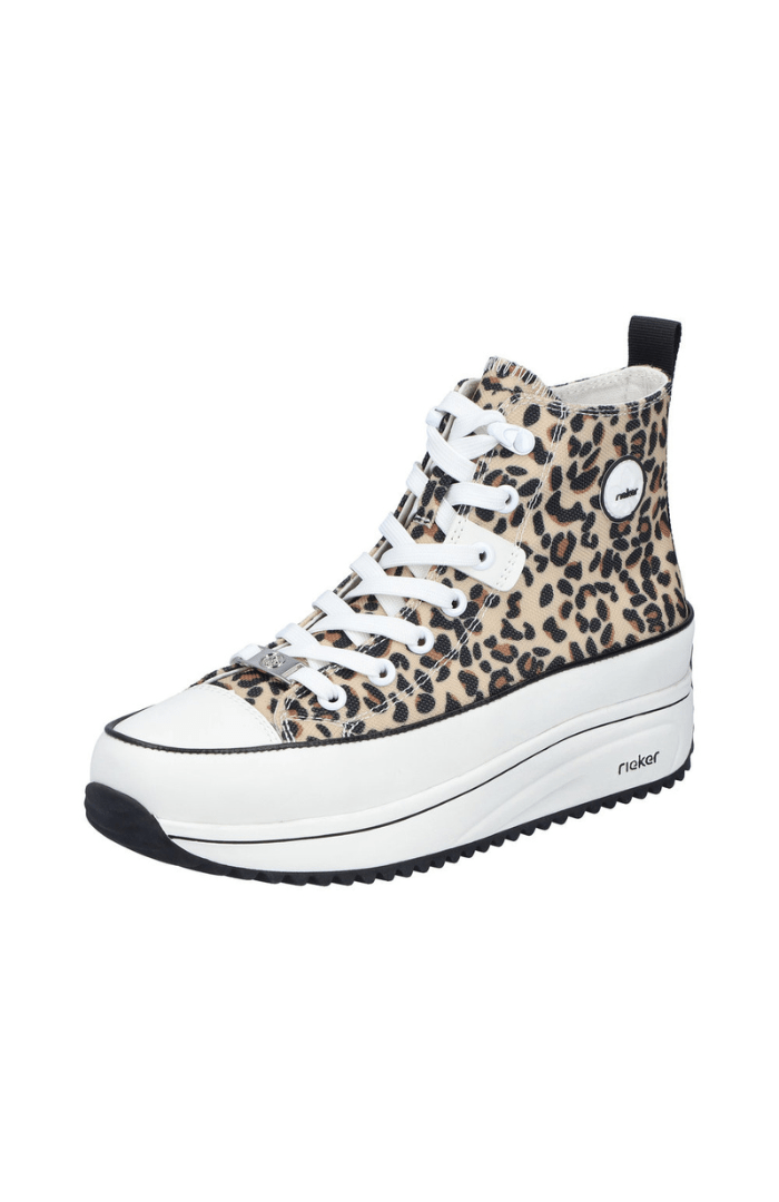 RiekerRieker 90010 - 91 TrainerFootwearLeopard/Natural - Blue Water Clothing