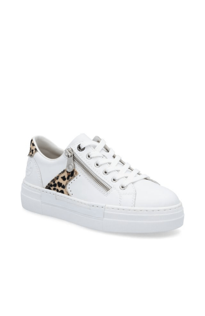 RiekerRieker N4924 - 81 Contrast TrainerFootwearWhite - Blue Water Clothing