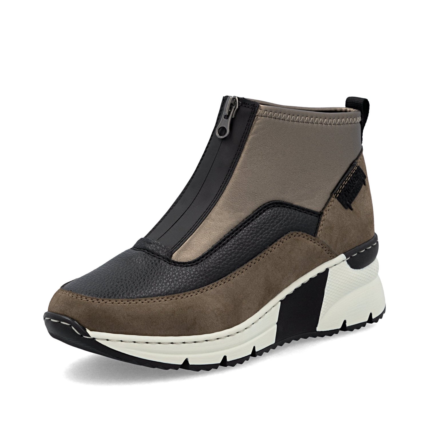 RiekerRieker N6352 - 25 Metalic Ladies BootsFootwearMetalic - Blue Water Clothing