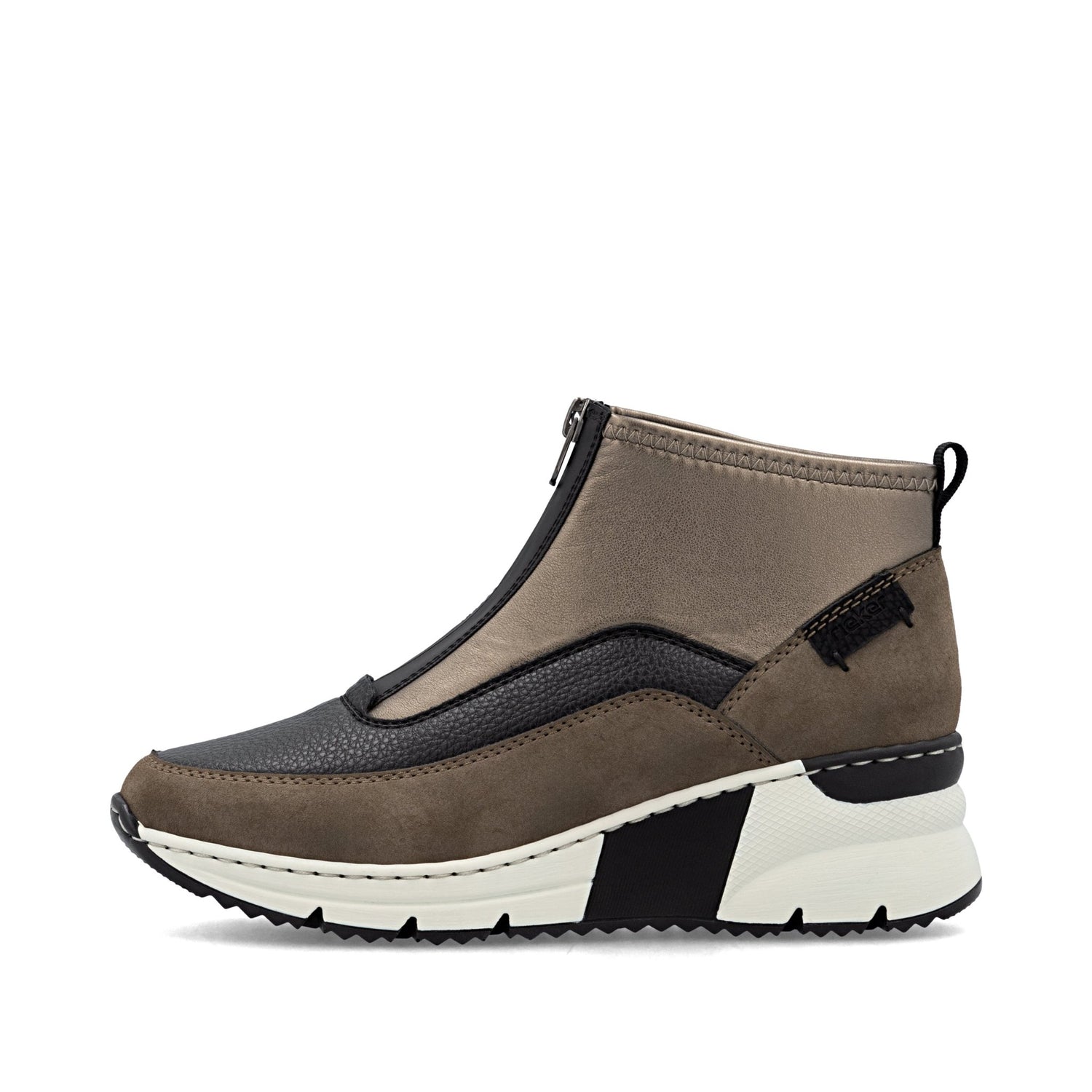 RiekerRieker N6352 - 25 Metalic Ladies BootsFootwearMetalic - Blue Water Clothing