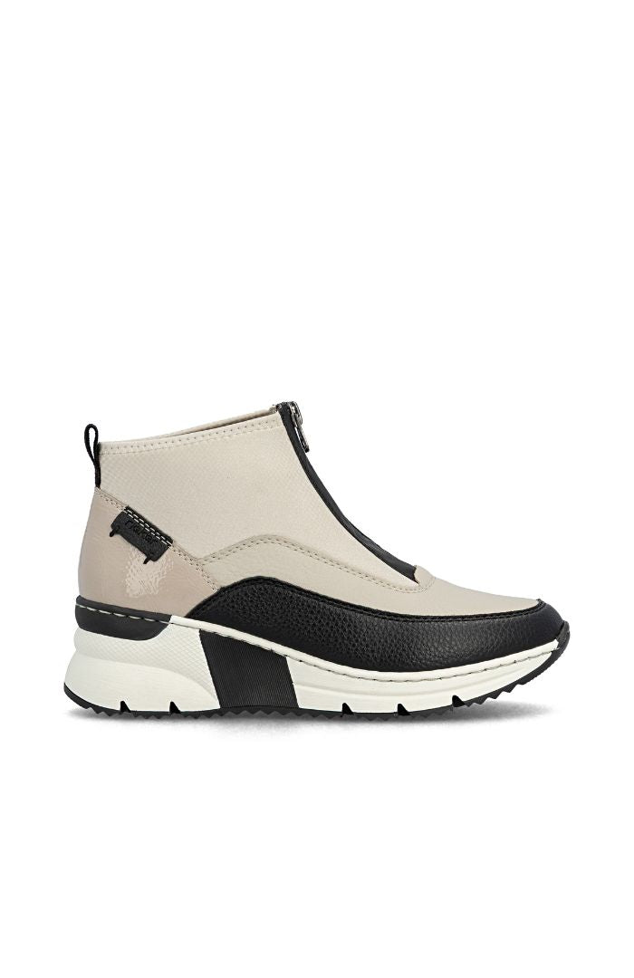 RiekerRieker N6352 - 60 Comfort Ladies Boots EcruFootwear - Blue Water Clothing