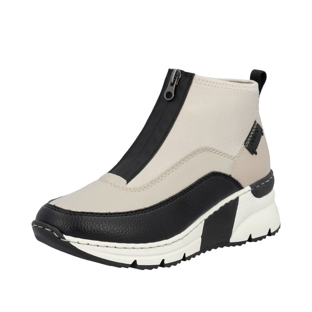 RiekerRieker N6352 - 60 Comfort Ladies Boots EcruFootwear - Blue Water Clothing