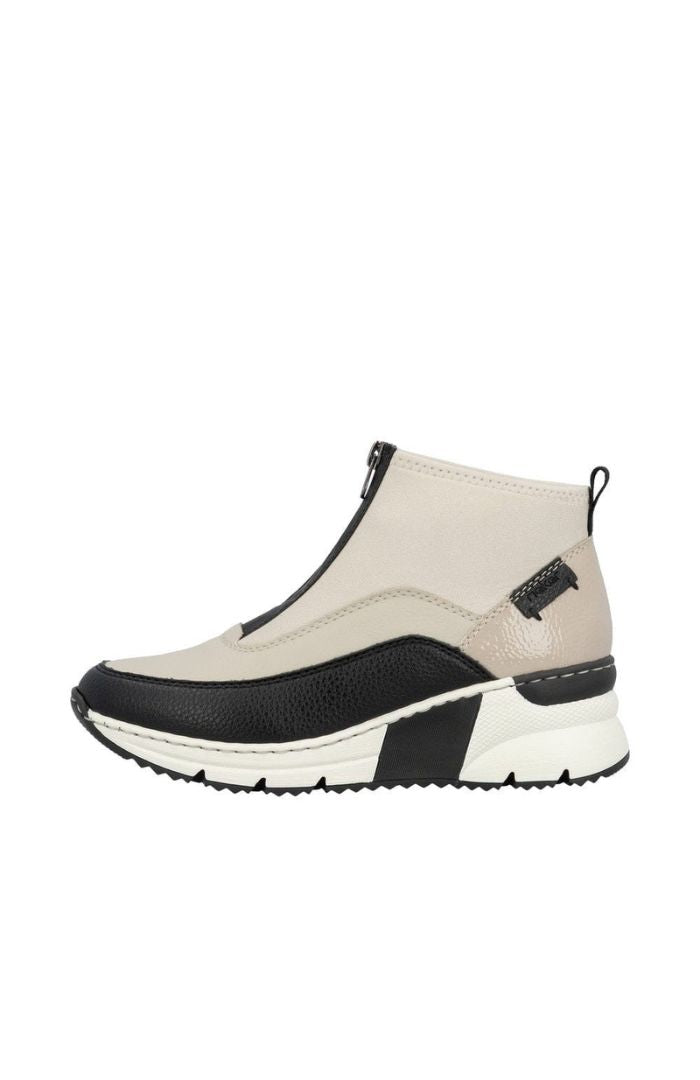 RiekerRieker N6352 - 60 Comfort Ladies Boots EcruFootwear - Blue Water Clothing