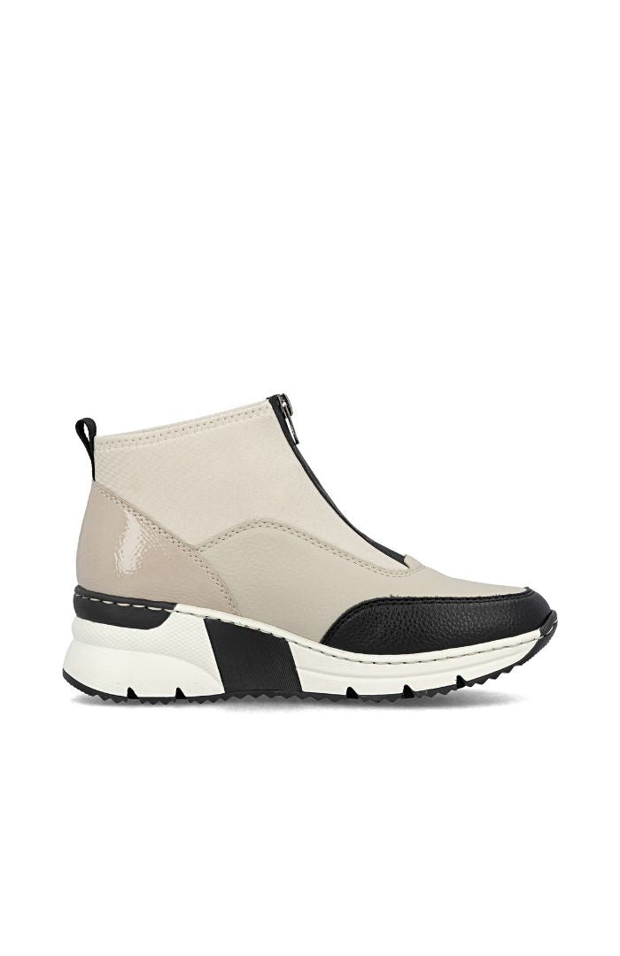 RiekerRieker N6352 - 60 Comfort Ladies Boots EcruFootwear - Blue Water Clothing
