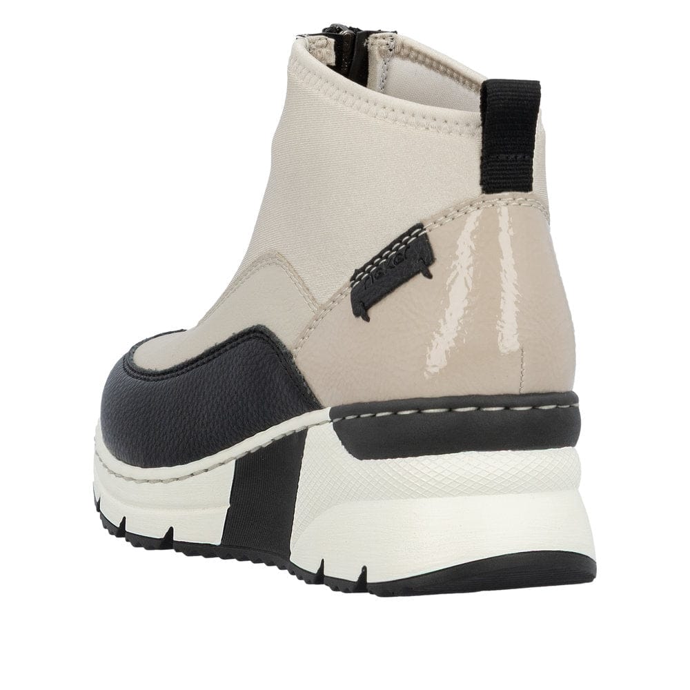 RiekerRieker N6352 - 60 Comfort Ladies Boots EcruFootwear - Blue Water Clothing