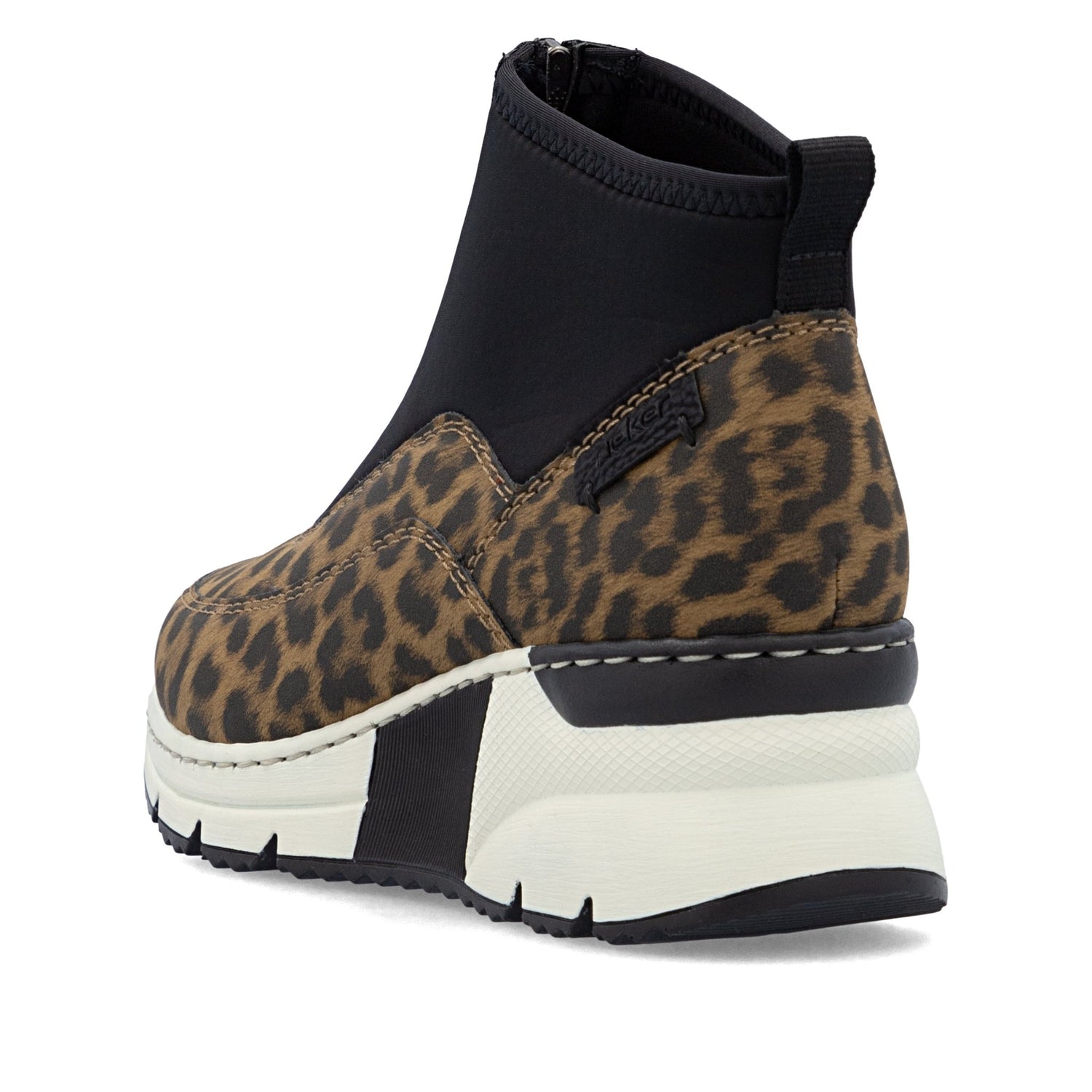 RiekerRieker N9352 - 90 Leopard Print BootsClothingLeopard - Blue Water Clothing