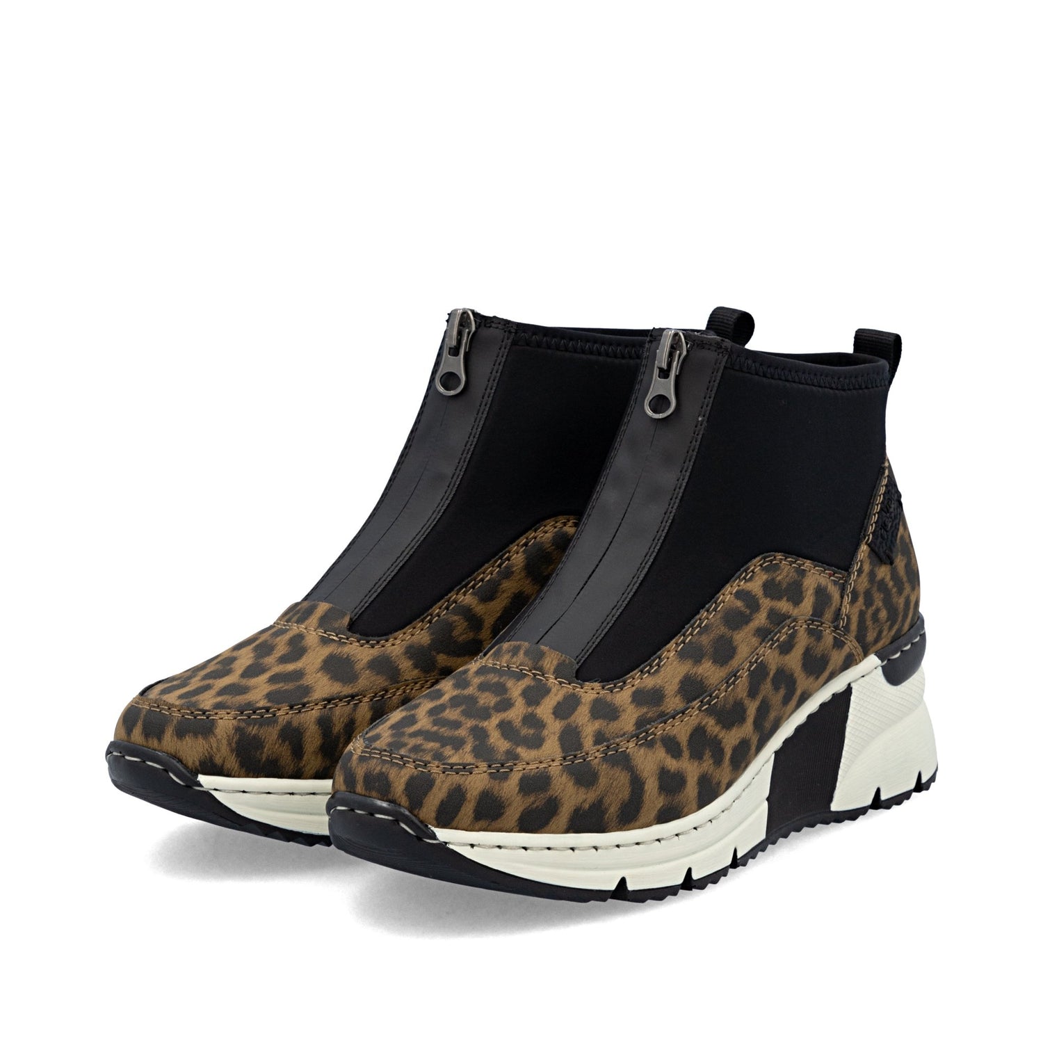 RiekerRieker N9352 - 90 Leopard Print BootsClothingLeopard - Blue Water Clothing