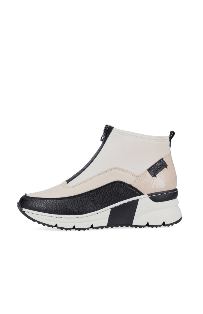 Rieker Textile Mix Contemporary Boot - Blue Water Clothing