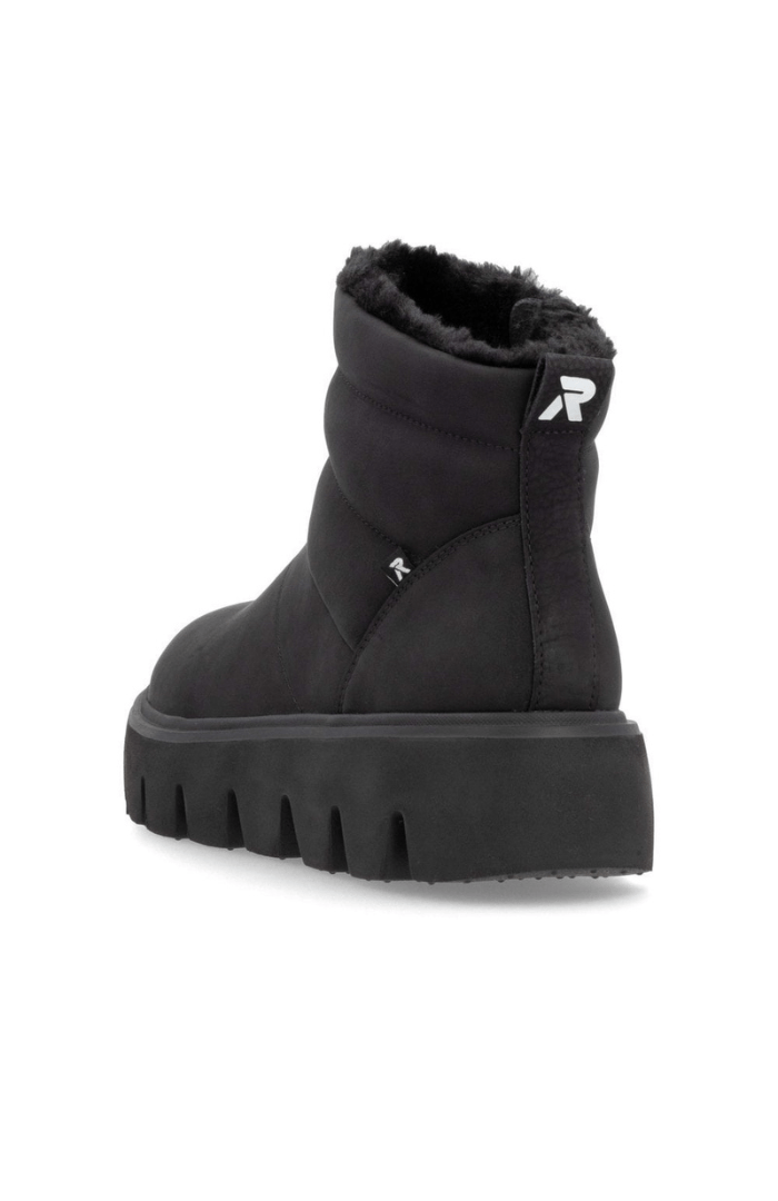 RiekerRieker Wool Lined Boots BlackBootsBlack - Blue Water Clothing