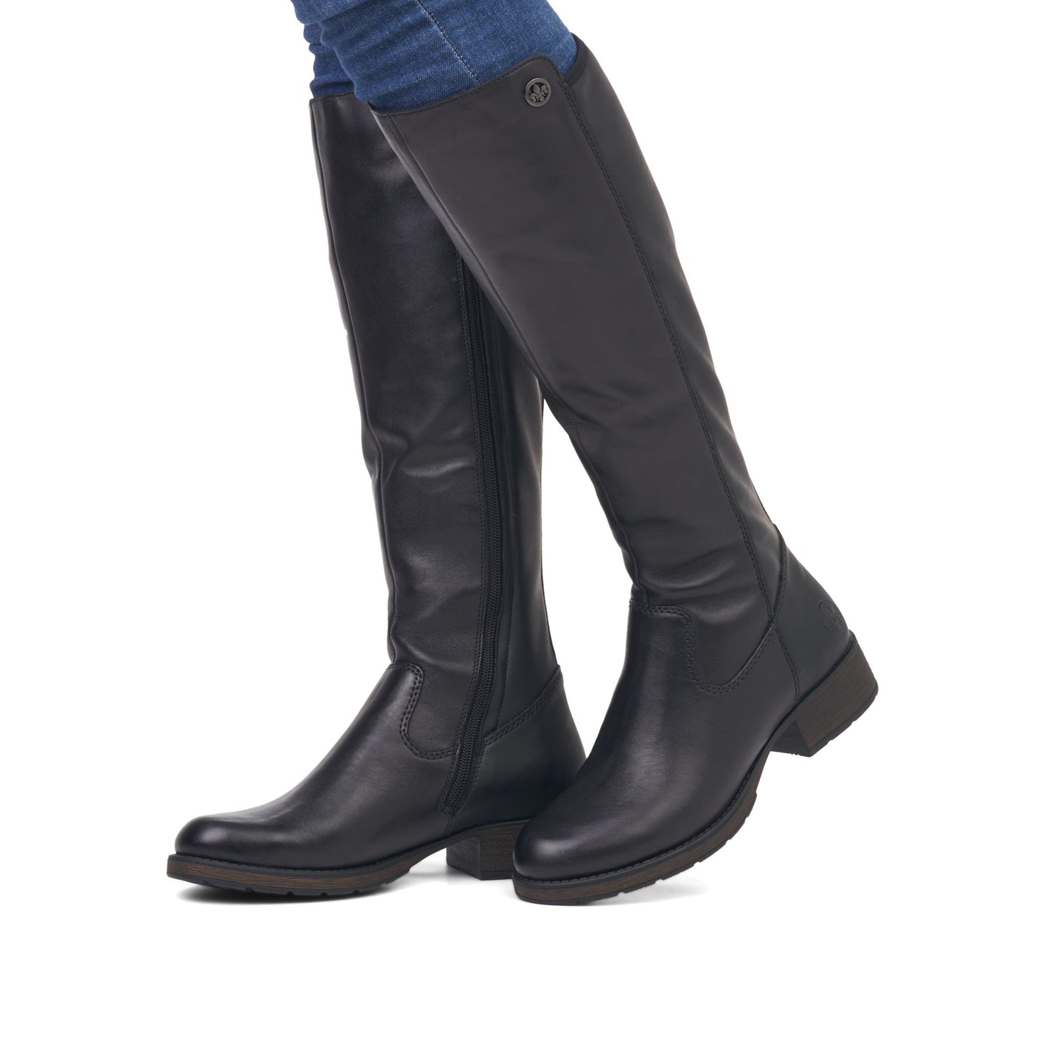 RiekerRieker Z9591 - 01 Tall Boots BlackFootwearBlack - Blue Water Clothing
