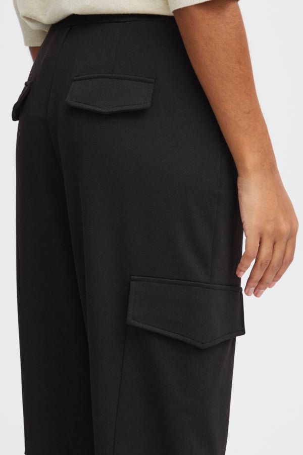 b.youngRizetta Cargo PantShirtsSafari Melange - Blue Water Clothing