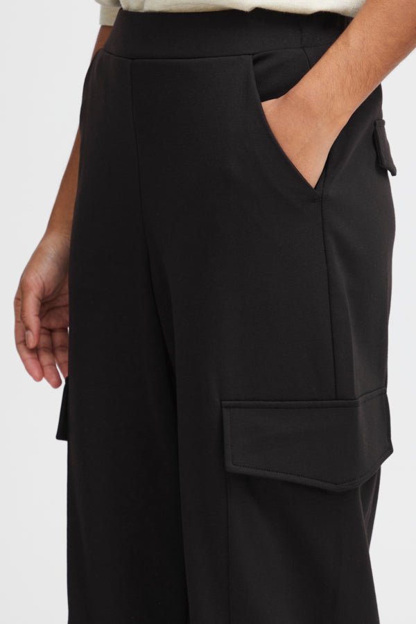 b.youngRizetta Cargo PantShirtsSafari Melange - Blue Water Clothing