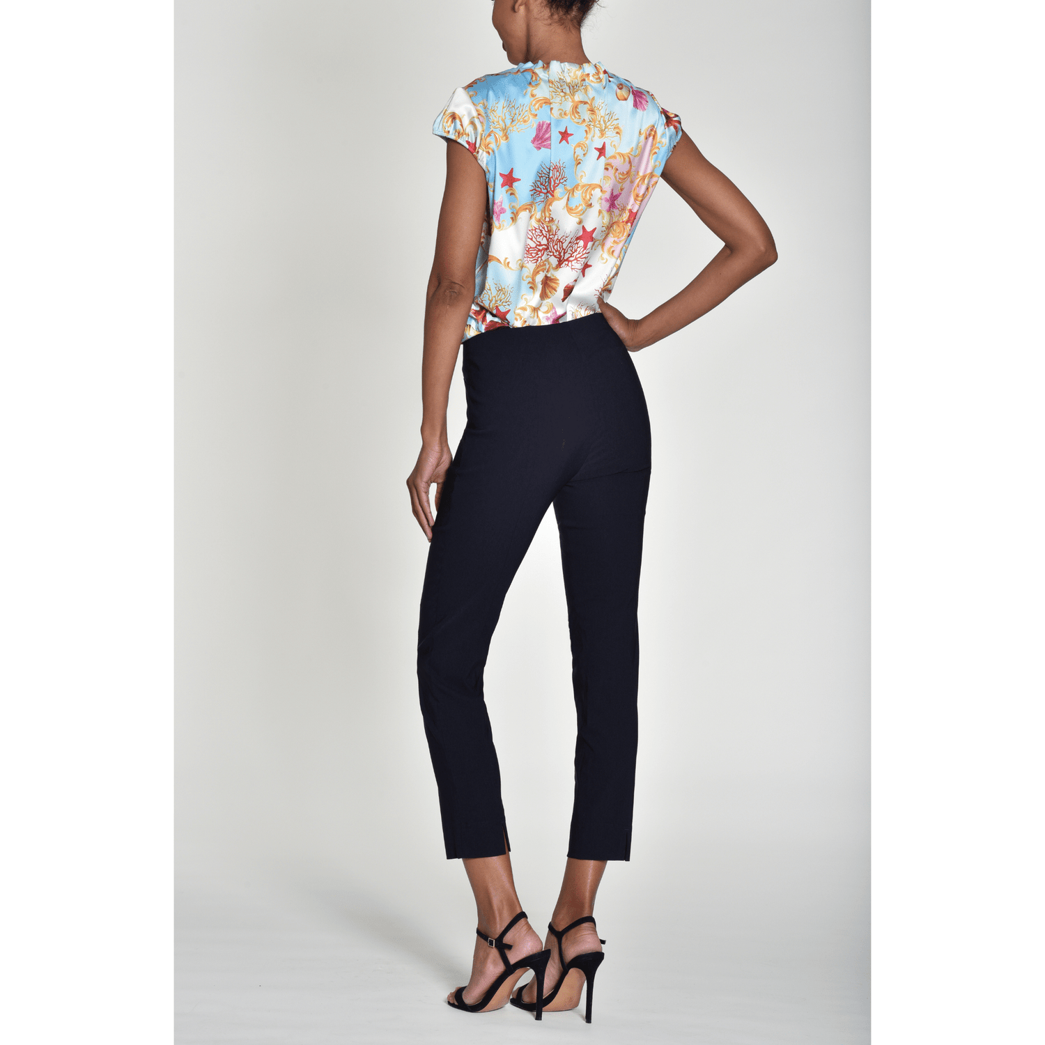 RobellRobell Rose 09 TrousersTrousersDark Taupe - Blue Water Clothing