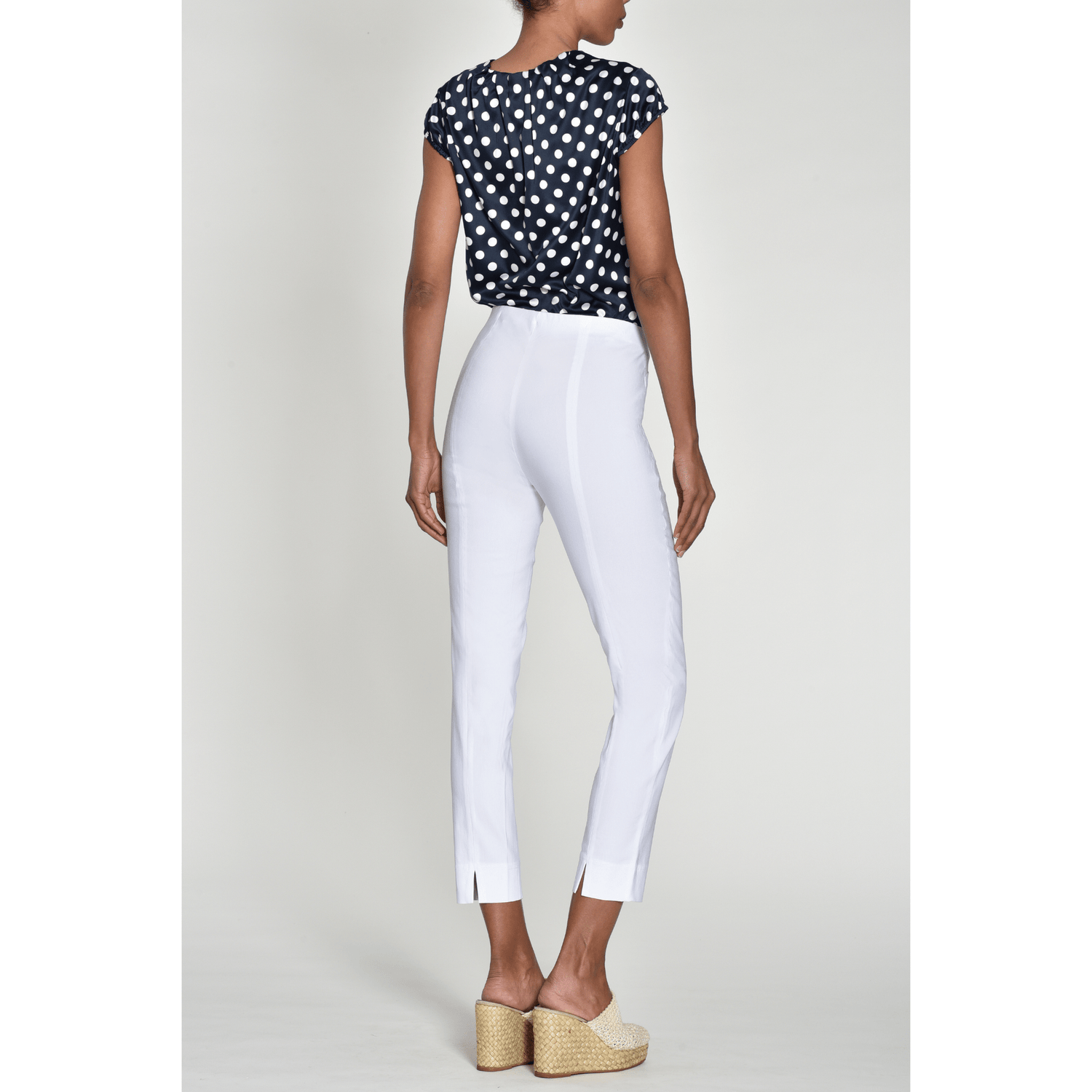 RobellRobell Rose 09 TrousersTrousersWhite - Blue Water Clothing