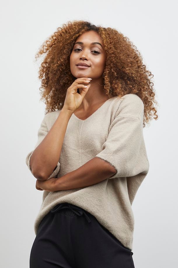 SorbetSorbet Alpaca Knit BlouseShirts & BlousesPlaza Taupe - Blue Water Clothing