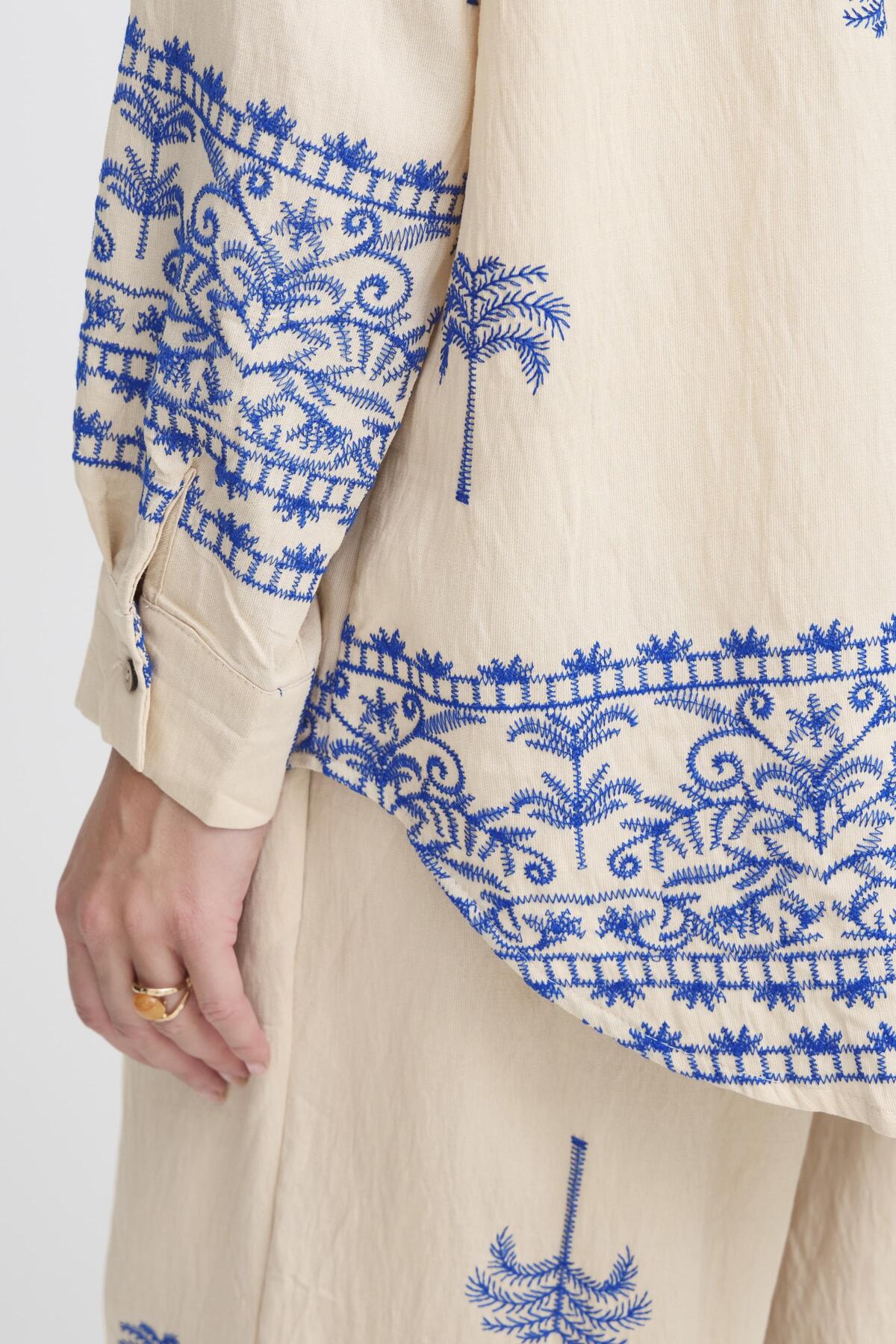 SorbetSorbet SBPalmy ShirtClothingPalace Blue - Blue Water Clothing