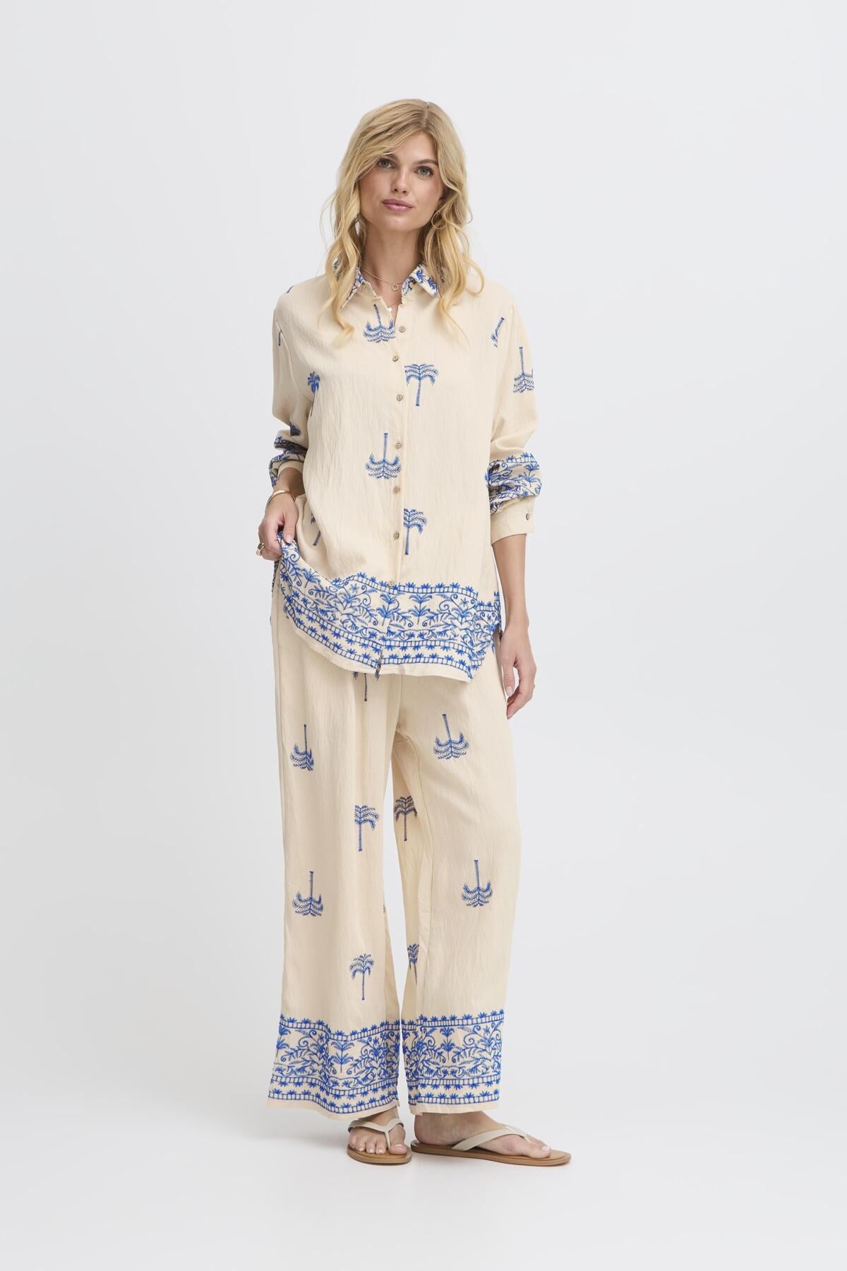 SorbetSorbet SBPalmy ShirtClothingPalace Blue - Blue Water Clothing