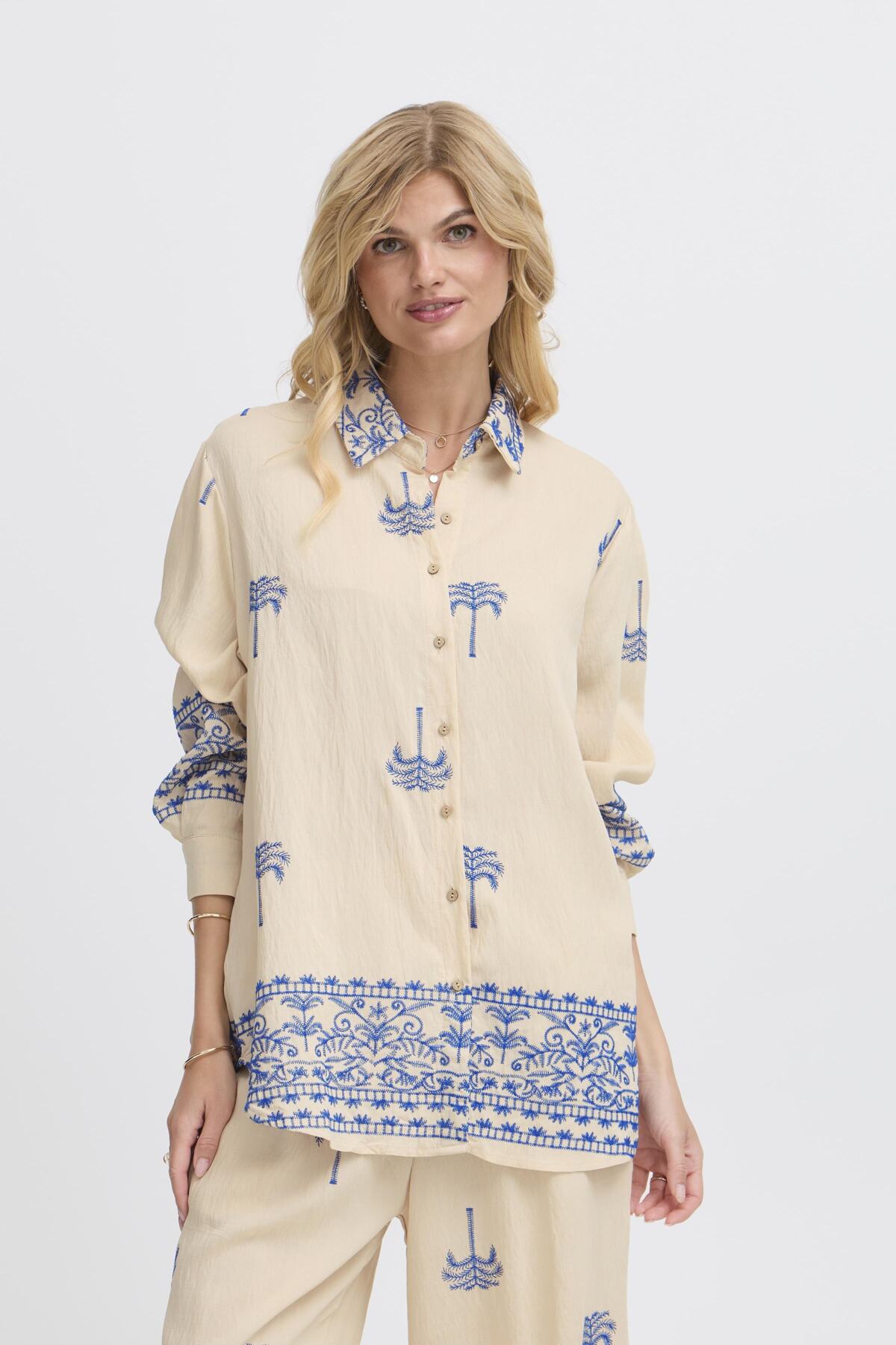 SorbetSorbet SBPalmy ShirtClothingPalace Blue - Blue Water Clothing