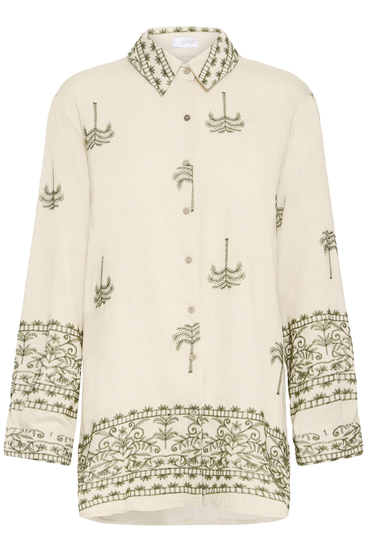 SorbetSorbet SBPalmy ShirtClothingPalace Blue - Blue Water Clothing