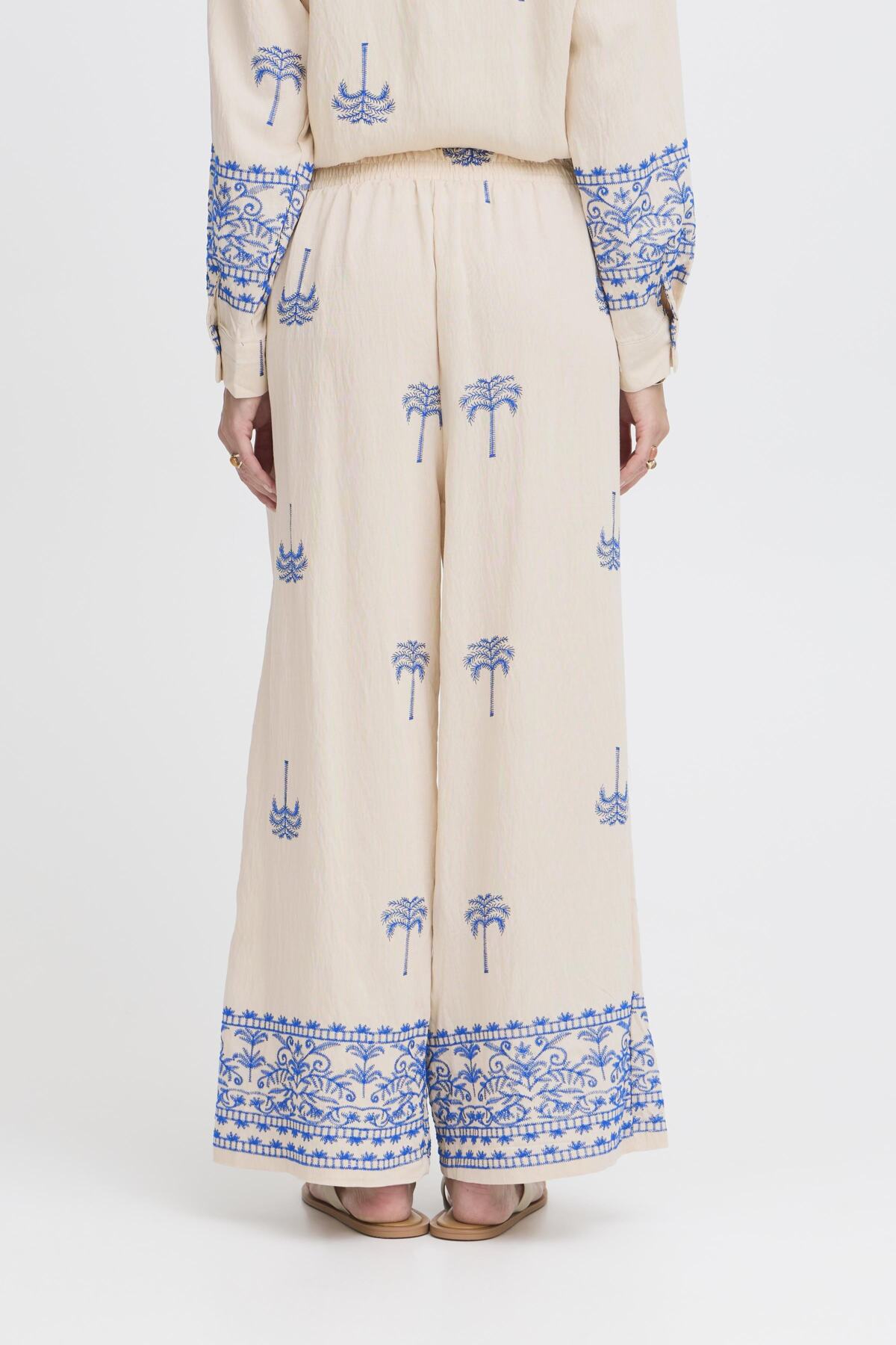 SorbetSorbet SBPalmy TrouserClothingPalace Blue - Blue Water Clothing