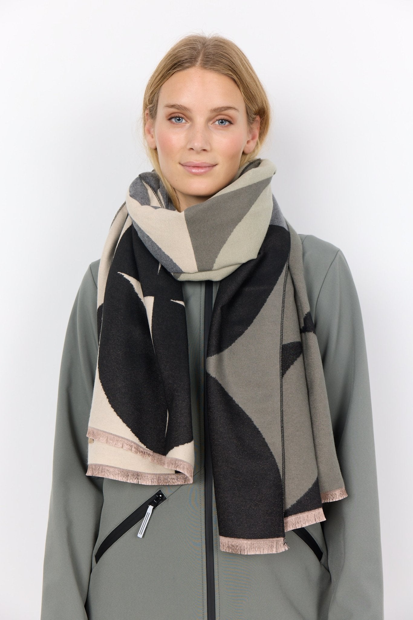 Soya ConceptSoya Concept Aleta 1 ScarfScarves1620 Cream - Blue Water Clothing