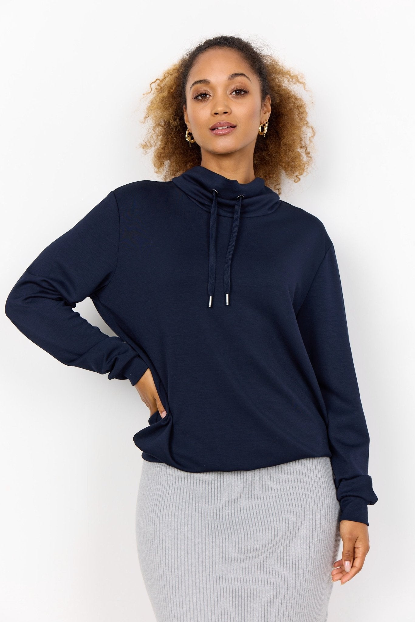 Soya ConceptSoya Concept Banu 125 SweatshirtSweatshirtsPeach - Blue Water Clothing