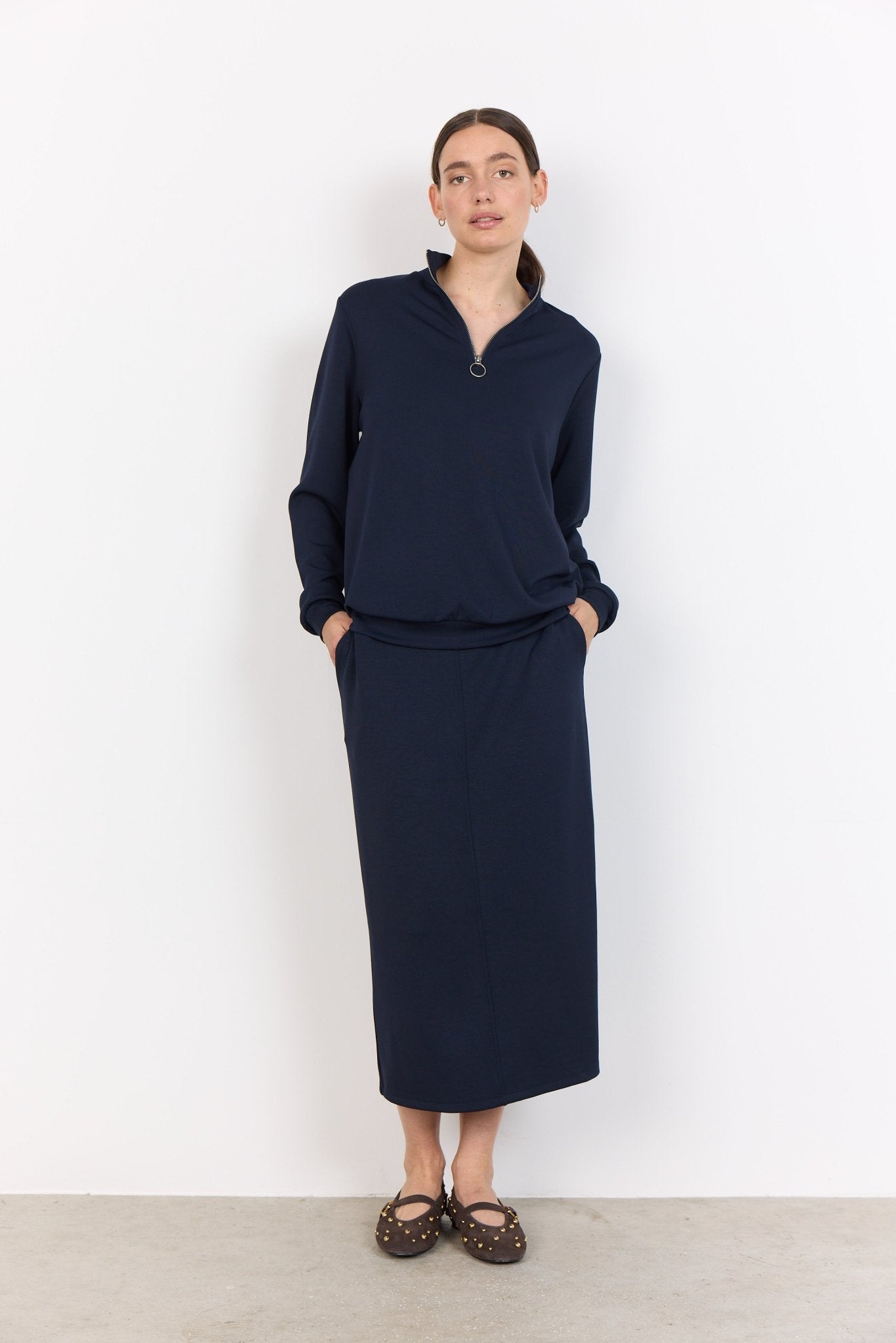 Soya ConceptSoya Concept Banu 187 SweatshirtClothingNavy - Blue Water Clothing