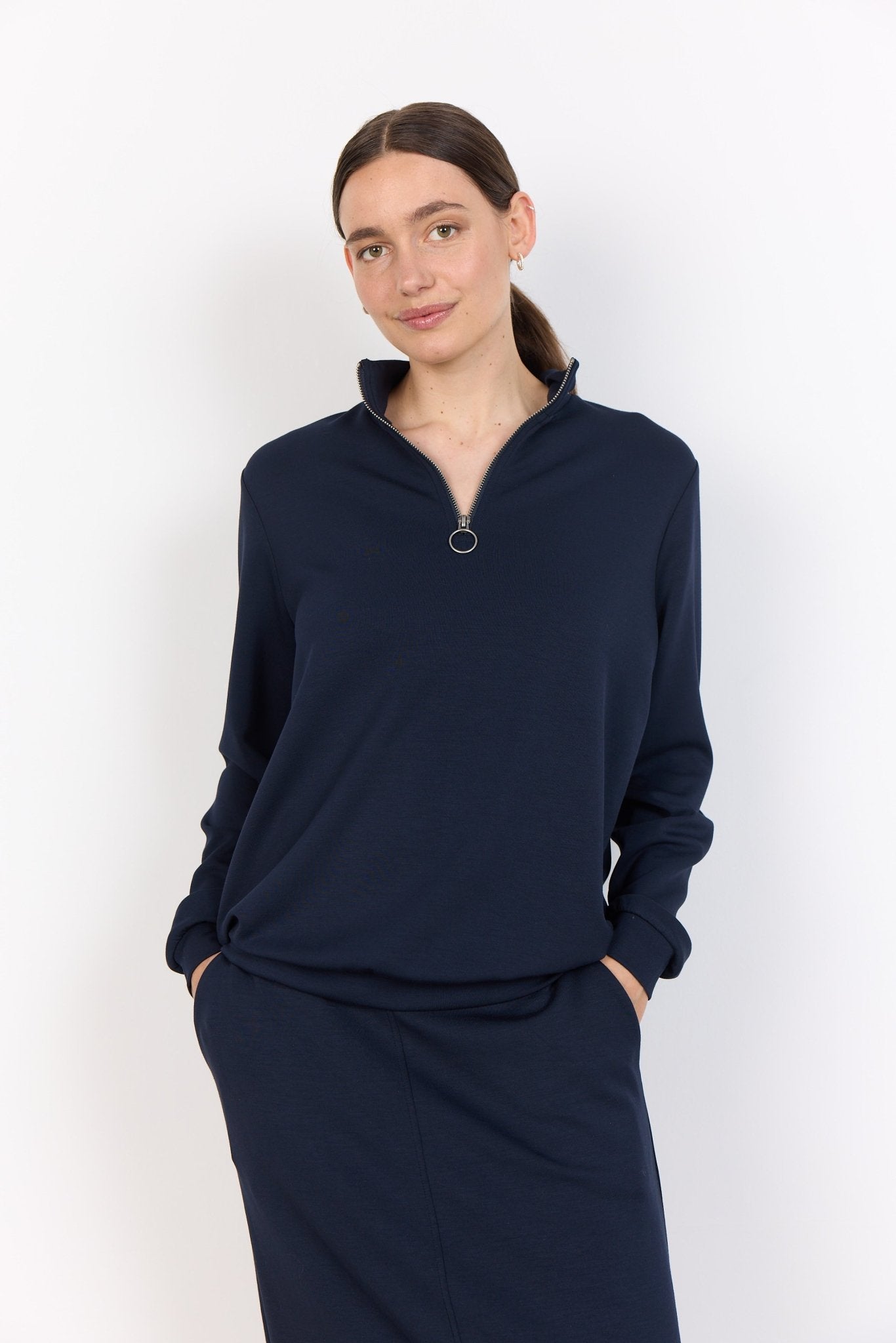 Soya ConceptSoya Concept Banu 187 SweatshirtClothingNavy - Blue Water Clothing